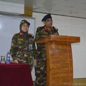 DMS (Army)  Brig Gen Neelima akhter Visits AMCR